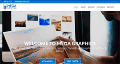 Desktop Screenshot of megagraphics.com